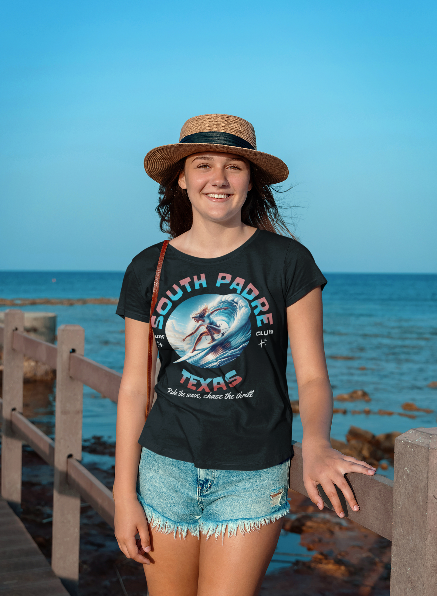 Unisex Softstyle T-Shirt - Personalized South Padre Island Texas TShirt