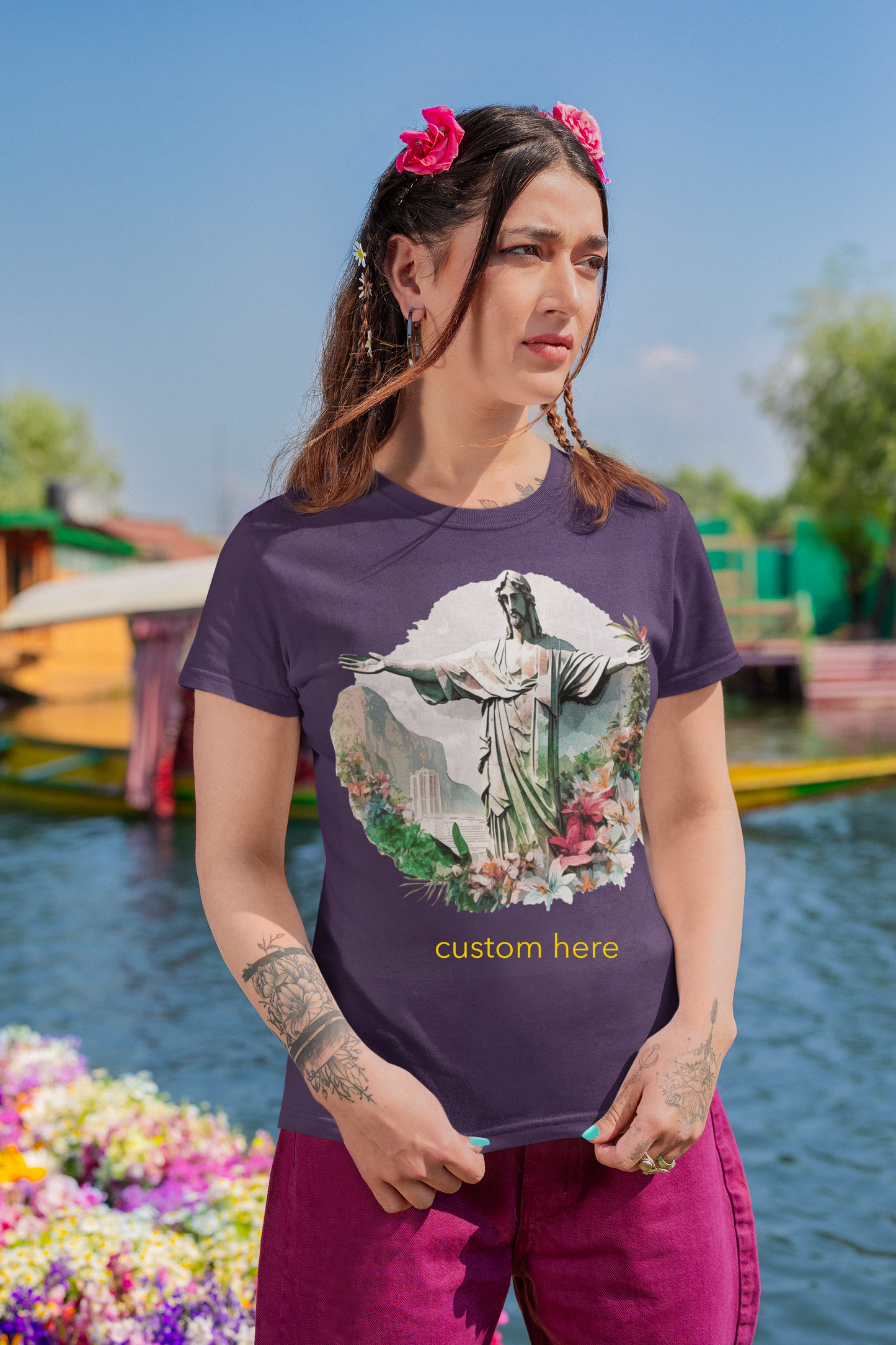 Women's Softstyle Tee-Wonders Of The World