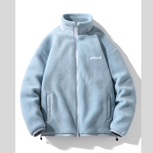 Men's Plus Size Cozy Fleece Full-Zip Jacket
