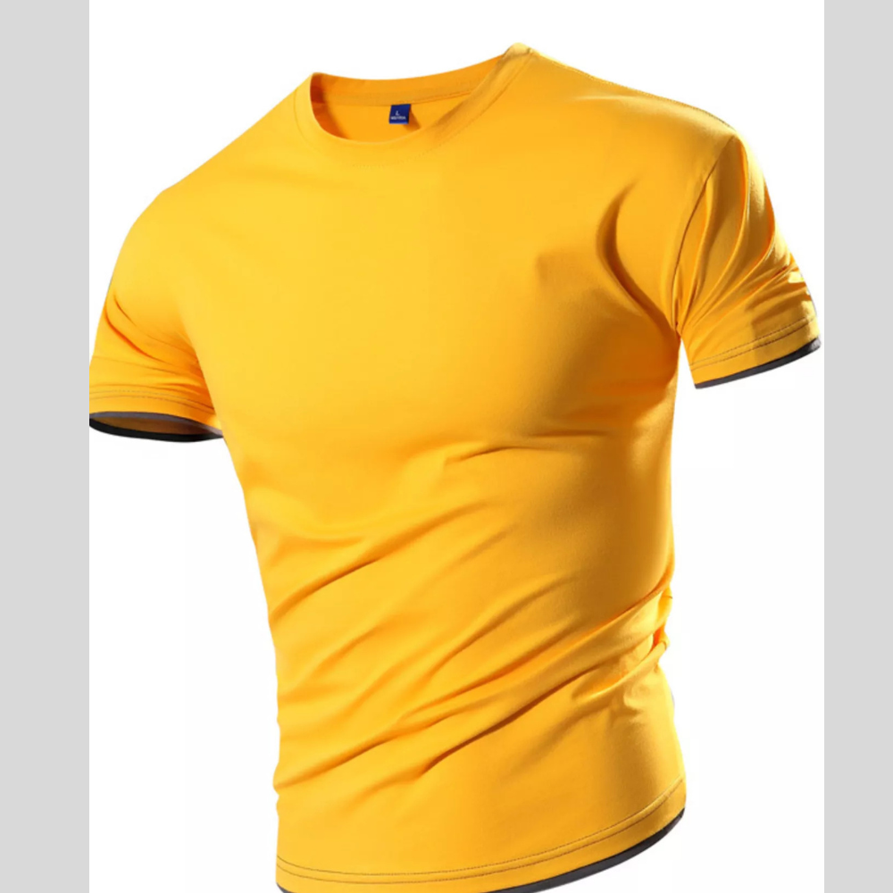 Men's Plus Size Casual Crew Neck Short Sleeve T-Shirt