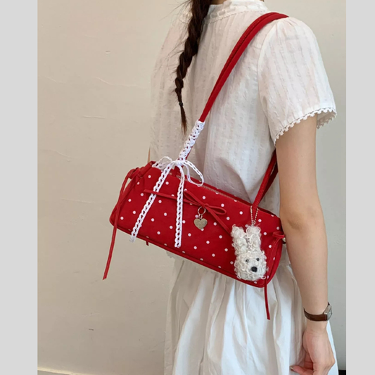 Polka Dot Shoulder Bag