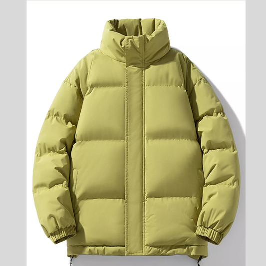 Men's Full Size Padded Stand Collar Winter Coat Plus Size