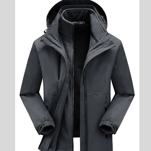 Men's Plus Size SummitFlex Zip-Up Hooded Jacket