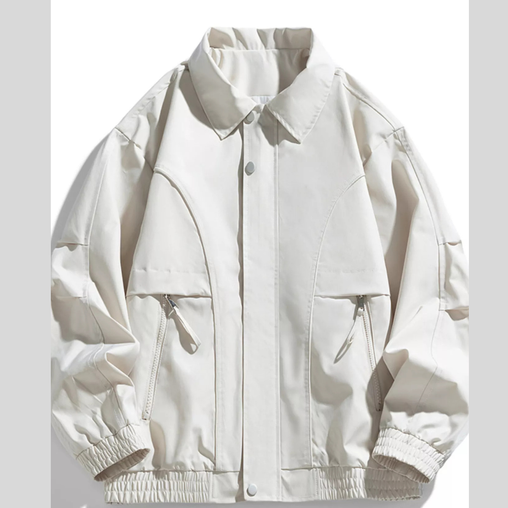 Men's Plus Size Casual Lightweight Long Sleeve Jacket