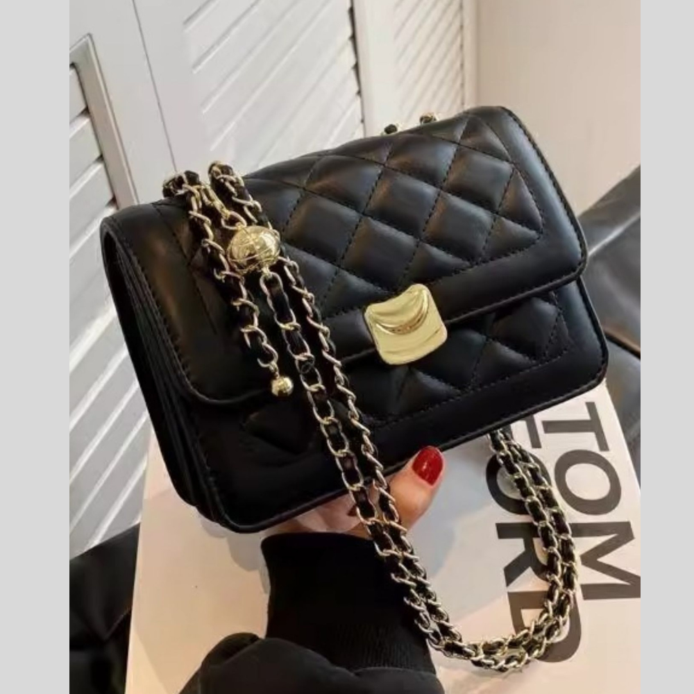 Quilted Flap Chain Casual Crossbody Bag