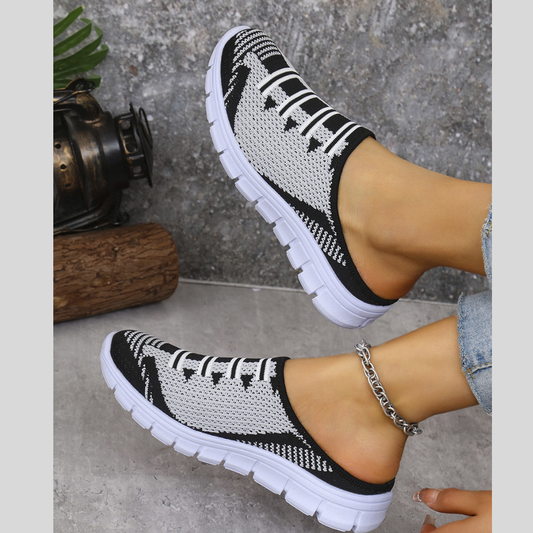 Breathable Knit Slip-Ons