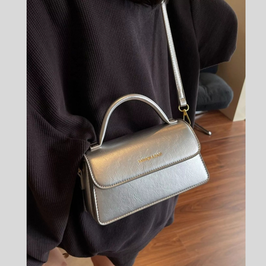 Top Handle Flap Crossbody Bag