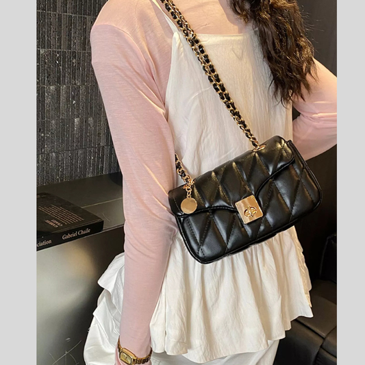 Quilted Chain Casual Shoulder Bag