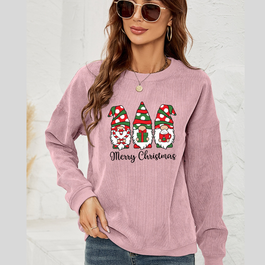 MERRY CHRISTMAS Graphic Casual Sweatshirt