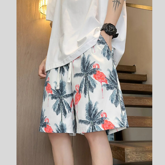 Men's Plus Size Drawstring Loose Fit Shorts