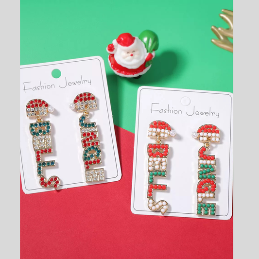 Christmas Jingle Bells Drop Earrings