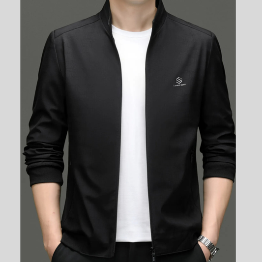 Men's Plus Size Zip Up Slim Fit Jacket