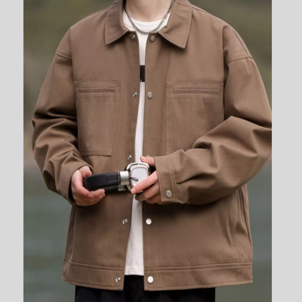 Men's Plus Size Casual CanyonSnap Snap-Down Jacket
