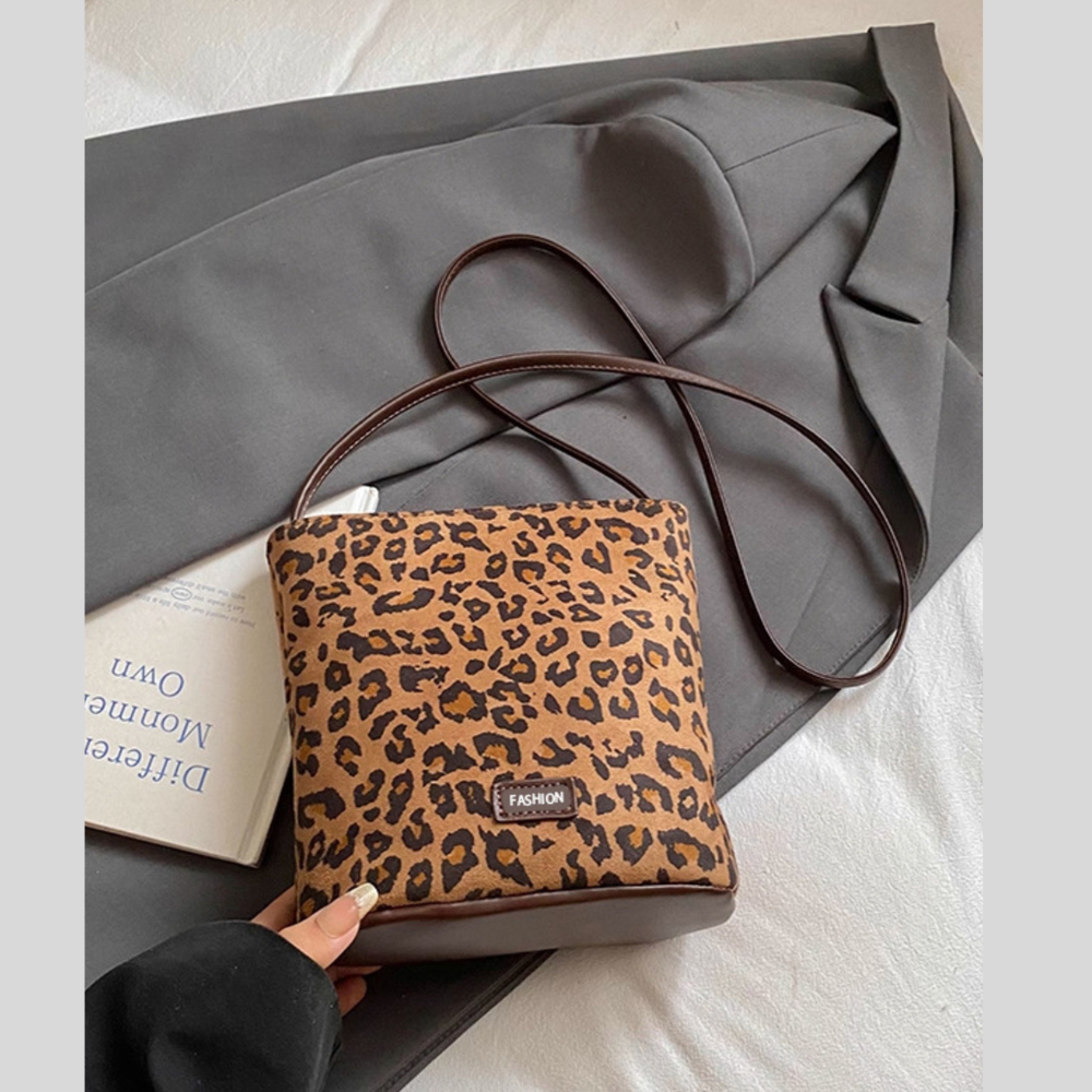 Leopard Print Crossbody Bag