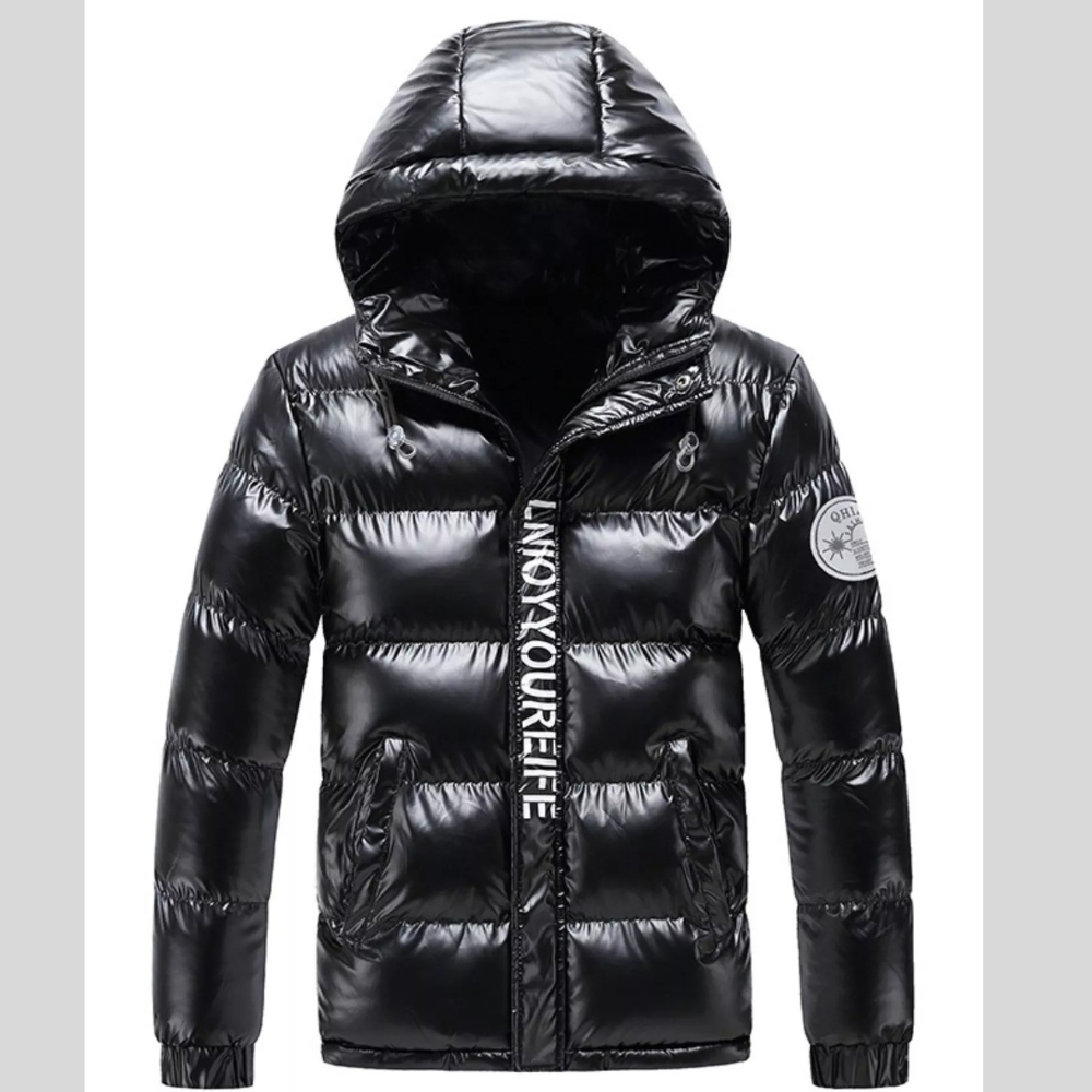 Men's Plus Size Padded Hooded Winter Coat