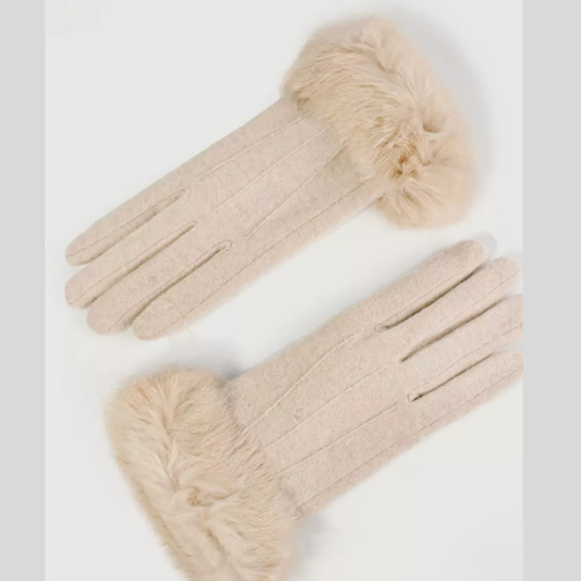 Fur Cuff Gloves