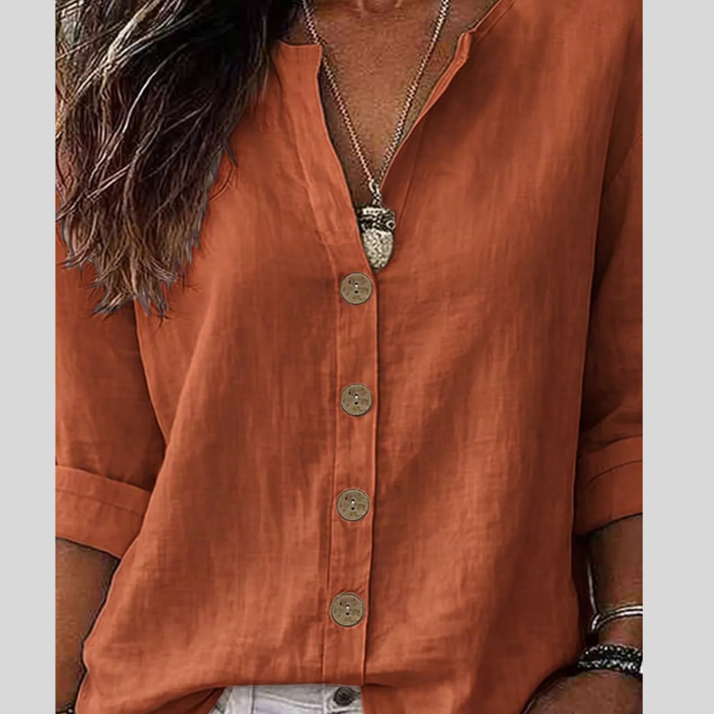Button Up Casual Long Sleeve Shirt