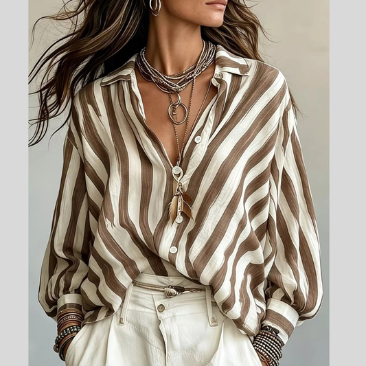 Striped Loose Fit Shirt