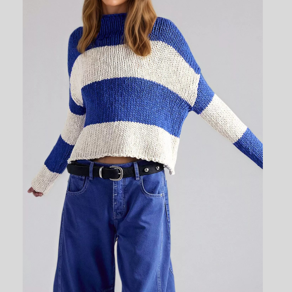 Chunky Knit Striped Sweater