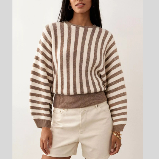 Striped Crew Neck Sweater