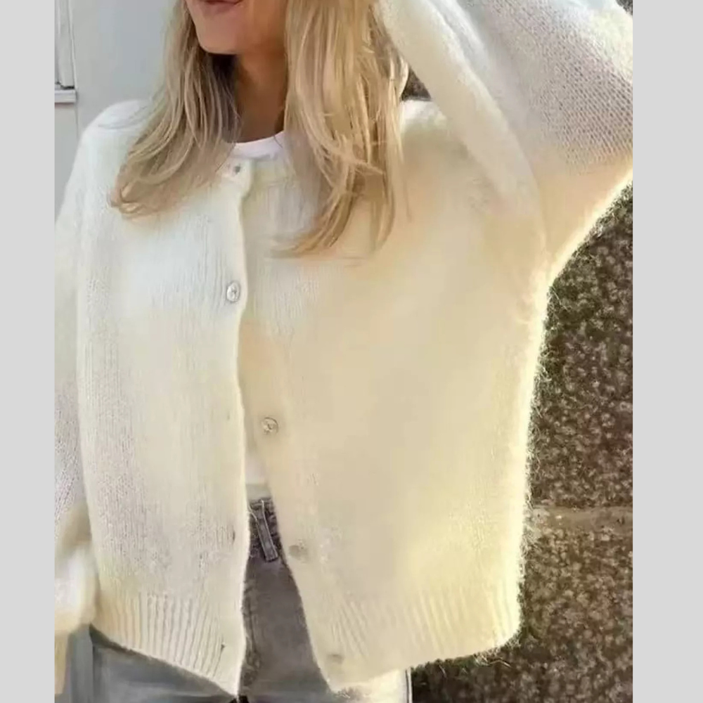 Button Up Long Sleeve Casual Cardigan