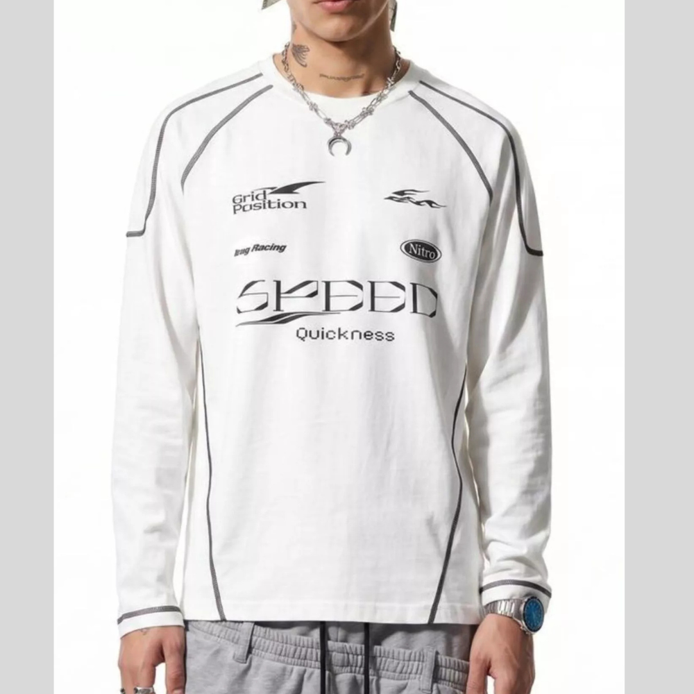 Men's Letter Graphic Long Sleeve T-Shirt