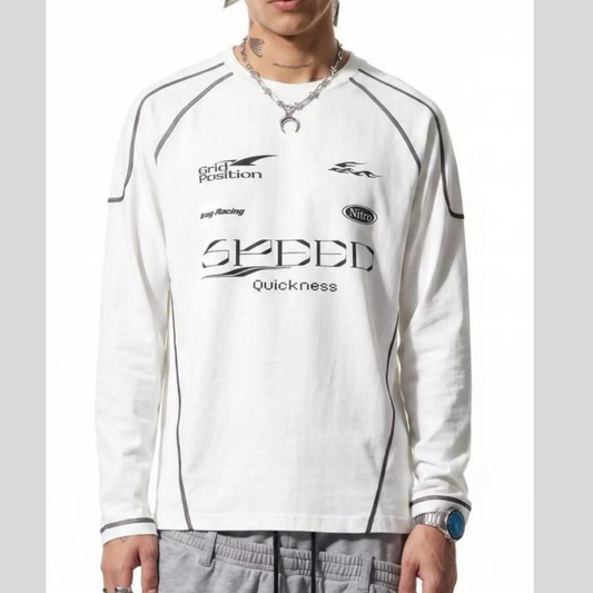 Men's Letter Graphic Long Sleeve T-Shirt