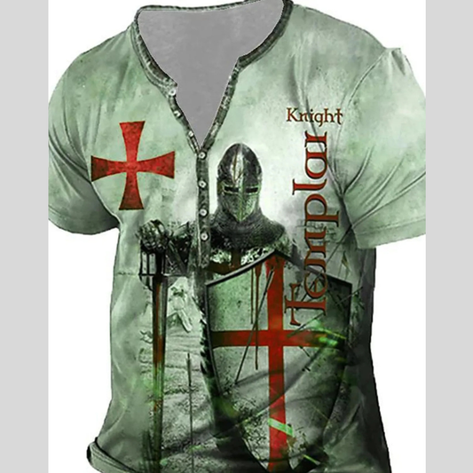 Men's Full Size Printed Short Sleeve T-Shirt Plus Size