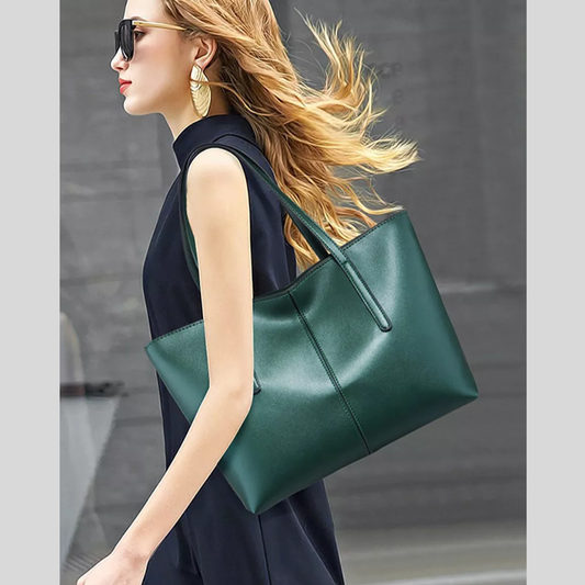 PU Leather Casual Tote Bag
