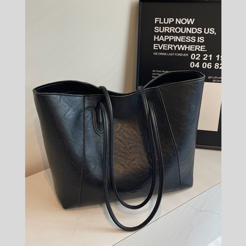Classic Leather Tote Bag