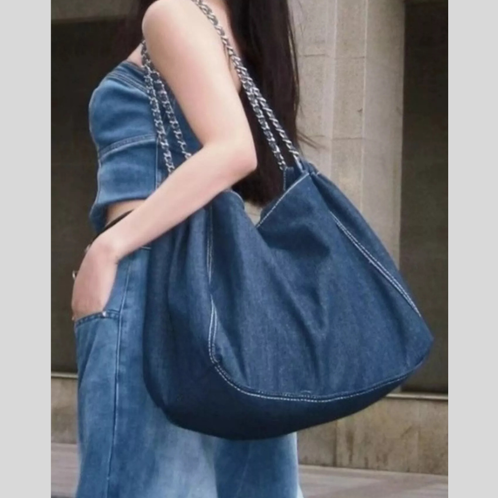 Chain Strap Tote Bag