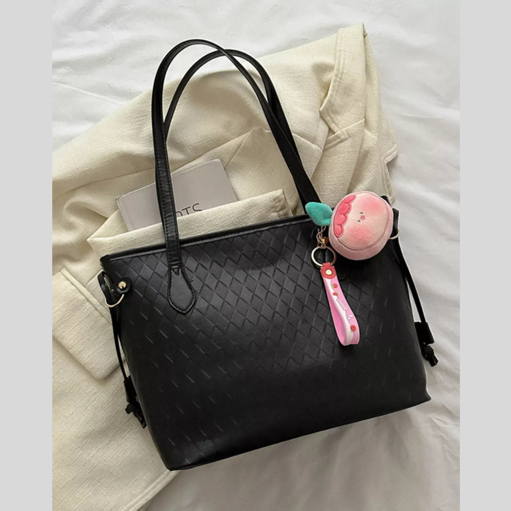 Woven Pattern Tote Bag