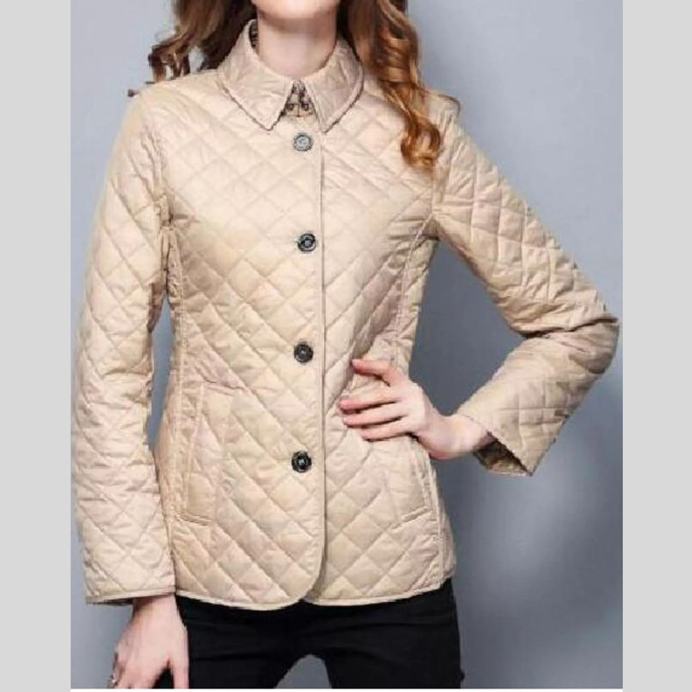 Full Size Quilted Lightweight Button-Down Jacket Plus Size