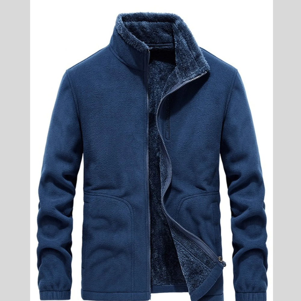 Men's Zip Up Essential Long Sleeve Casual Jacket