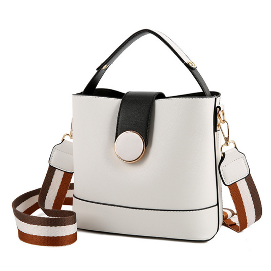New fashion trend women's  Korean version large capacity bucket Shoulder Messenger Bag