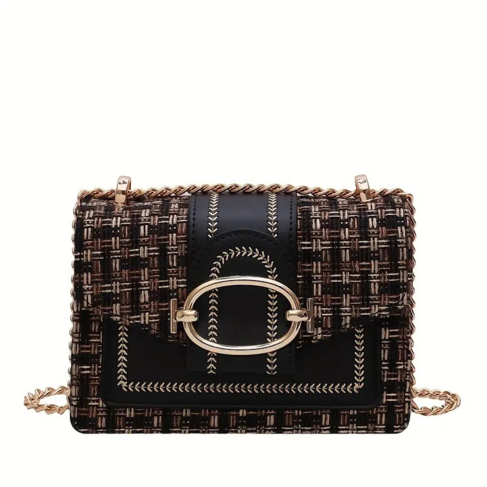 PU Crossbody Chain Small Bag
