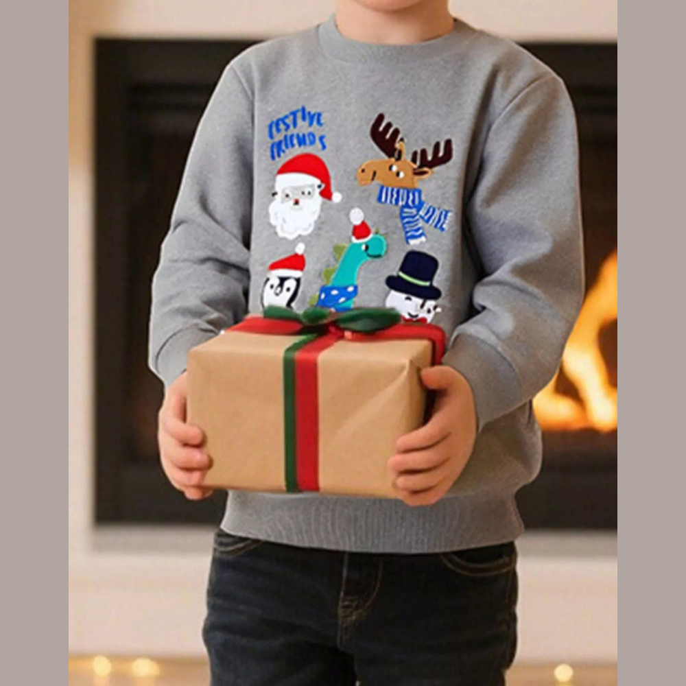 Children's Christmas Crew Neck Sweatshirt