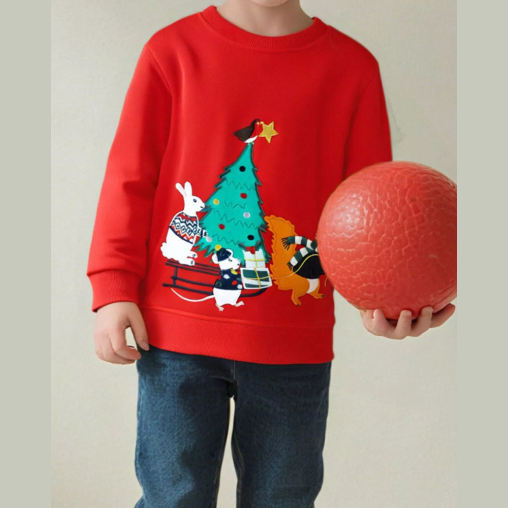 Children's Christmas Tree Crewneck Sweatshirt