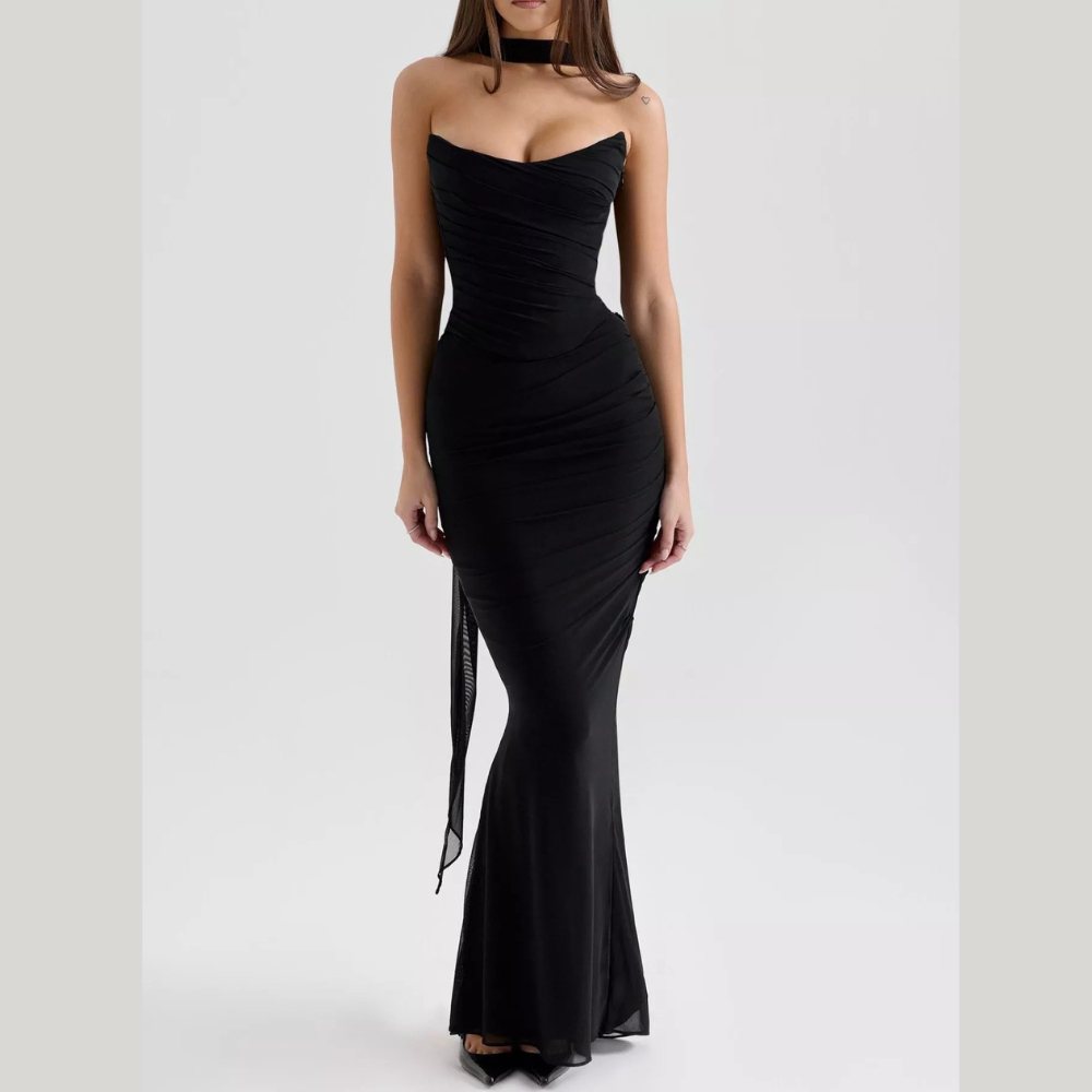 Tube Top and Maxi Skirt Set