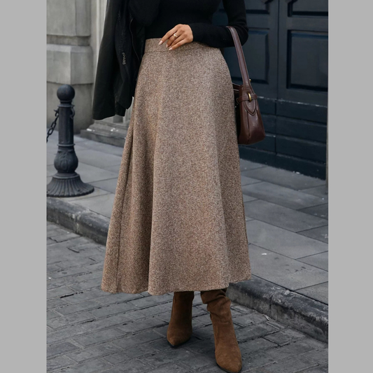 A-Line Midi Skirt