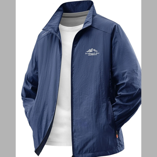 Men's Plus Size Lightweight Outdoor Windproof Jacket