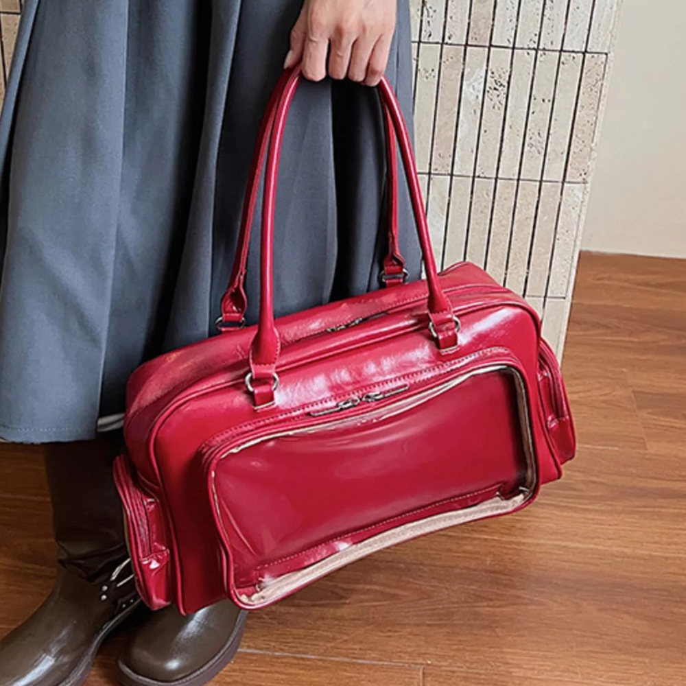 Vintage Style PU Leather Handbag