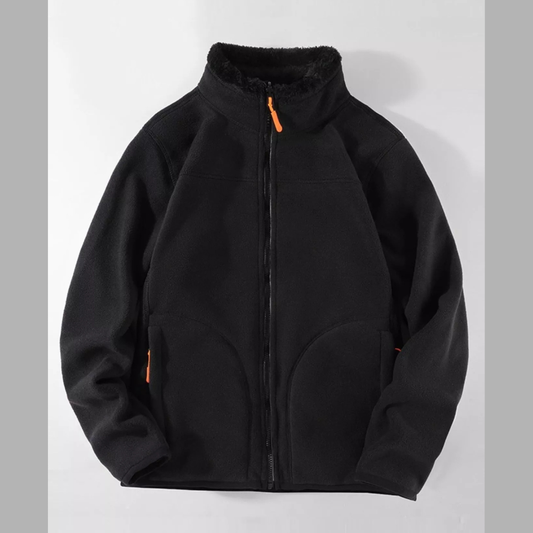 Men's Plus Size Fleece Lined Full Zip Sweatshirt