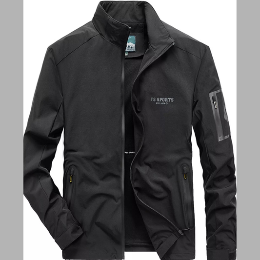 Men's Plus Size Lightweight Zip Up Jacket