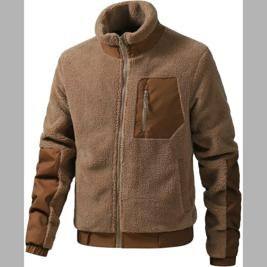 Men's Sherpa Fleece Zip-Up Jacket