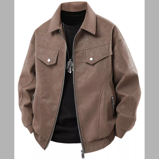Men's Plus Size Casual Lightweight Zip Up Jacket