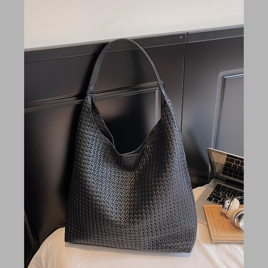 Woven Straw Texture Shoulder Bag