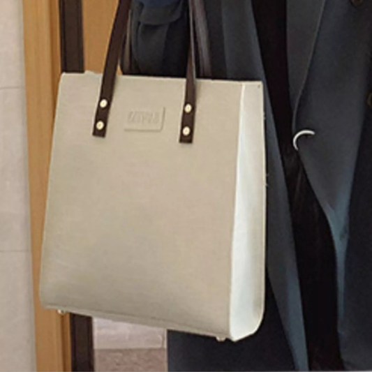 Leather Tote Shoulder Bag