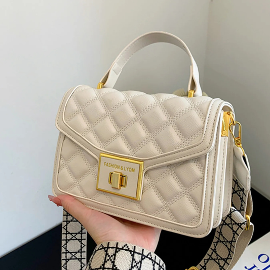 Quilted Adjustable Strap Shoulder Bag