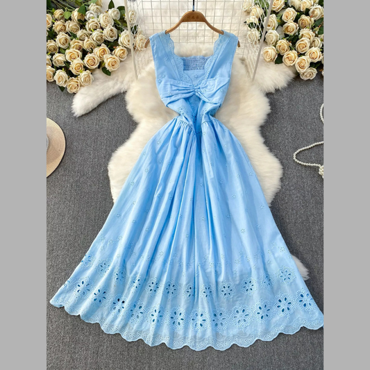 Lace Detail Sleeveless Dress